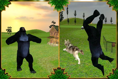 Wild Gorilla Attack Simulator 3D screenshot 3