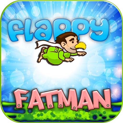 Flappy Fatman - Tap to Fly Cutest Man Out of Dragon Dungeon Icon