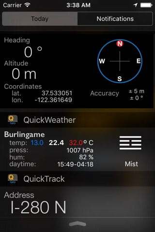 Quickgets Geo: geodata widgets screenshot 3