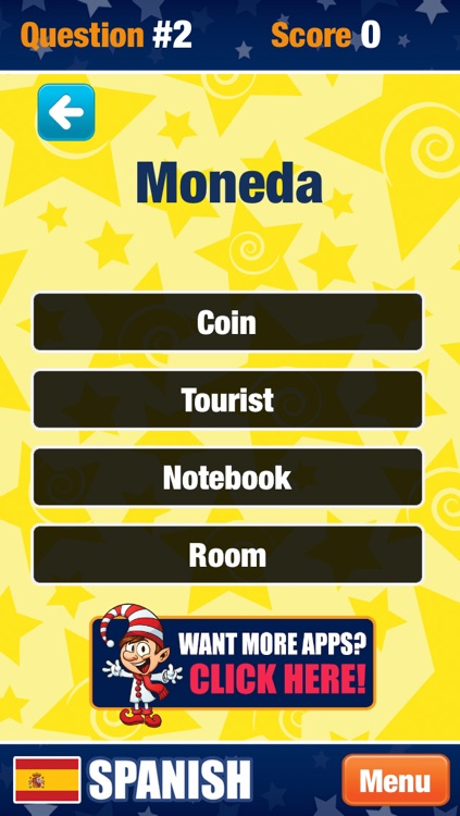 Learn Spanish Words - Free Language Study App for Travel in Spain