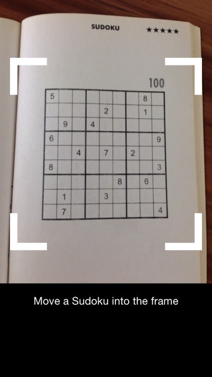 Sudoku Solver Camera