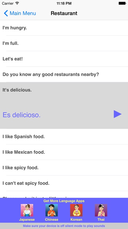 Speak Spanish Travel Phrasebook screenshot-4