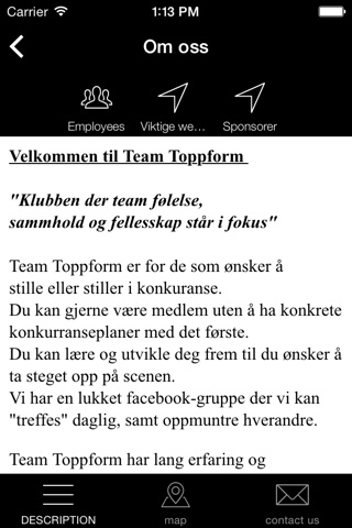 TeamToppform screenshot 2