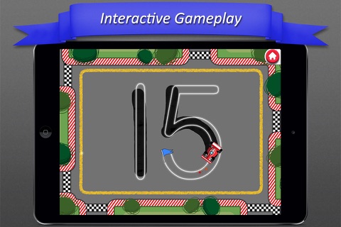 Race & Trace : Intro to Tracing & Writing Number Doodle and Math Symbols for kids FREE screenshot 4