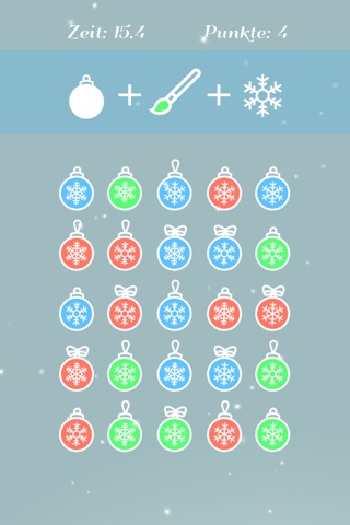 Weihnachtskugeln Puzzle screenshot 3