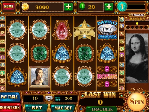 Slots - DaVinci Diamonds HD screenshot 4