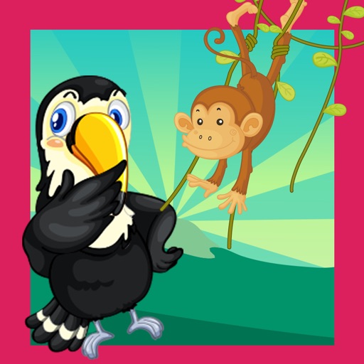 An inter-active Jungle Puzzle Kid-s Game-s For Little Children for Learn-ing Icon