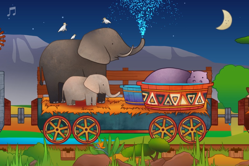 Safari Train for Toddlers screenshot 4