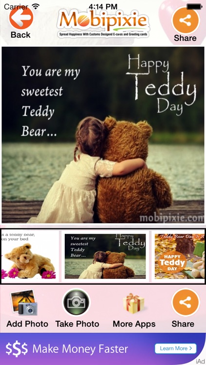 Teddy Bear Wishes. Free Teddy Bear Day eCards, Greeting Cards