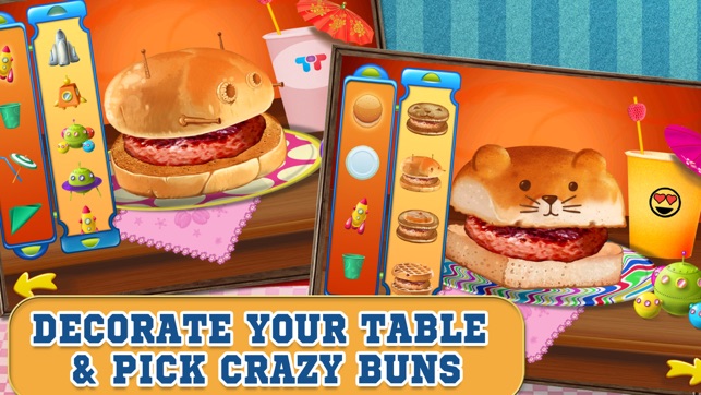 Burger Crazy Chef - Make Your Own Funny Hamburger(圖3)-速報App