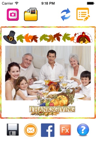 Thanksgiving Photo - make special thankful photo - Free screenshot 4