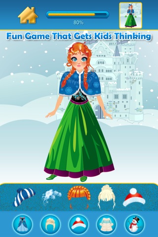 My Pretty Little Snow Princess Copy & Draw Game - Virtual World of Royal Beauty BFF Dress Up Club Edition - Free App screenshot 4