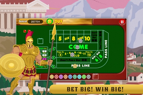 Spartan Craps Table HD - Beat the Odds To Become The Dice Masters screenshot 2