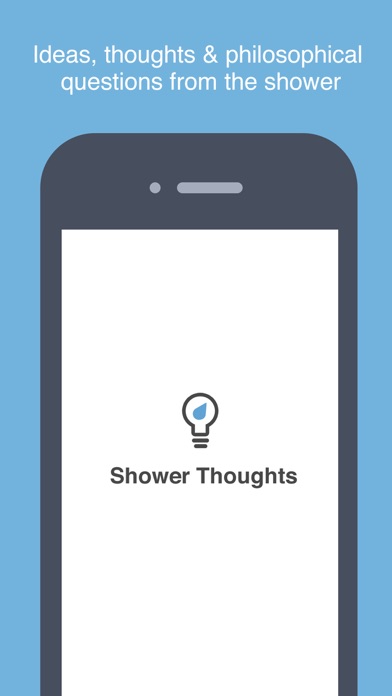 How to cancel & delete Shower Thoughts - Thoughts & Ideas From the Shower from iphone & ipad 1