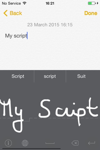 MyScript Stylus - Handwriting Keyboard screenshot 4