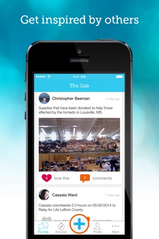 GiveGab — Social Volunteering screenshot 2