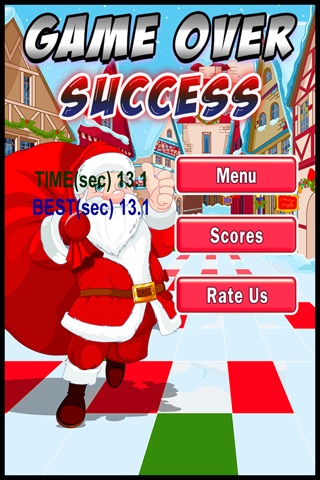 Christmas Santa Make It Tile Dash - don't step the white piano tiles screenshot 4