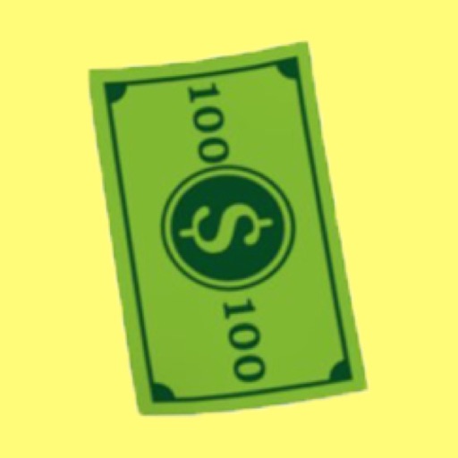 Be a rich man - pick up money on the road icon