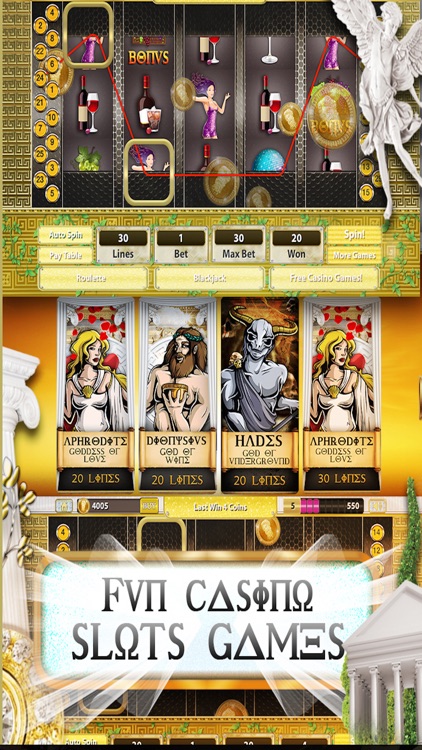 Aphrodite Slots & Titan's Free Gold Casino of Thunder HD 777 - Win Big with Daily Bonus Games screenshot-4
