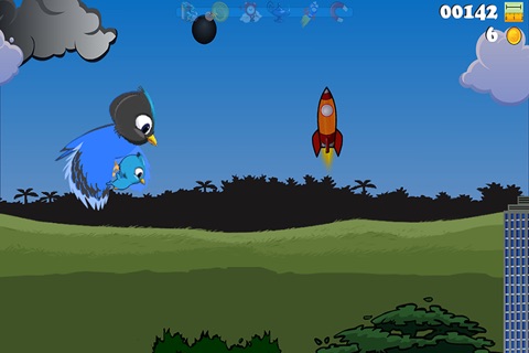 Baby Bird - Jetpack Adventure screenshot 2