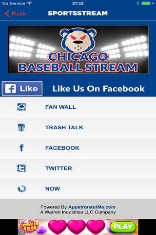 CHICAGO BASEBALL STREAM screenshot 3