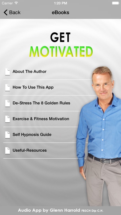 Get Motivated - Positive Motivation Hypnotherapy by Glenn Harrold screenshot-3