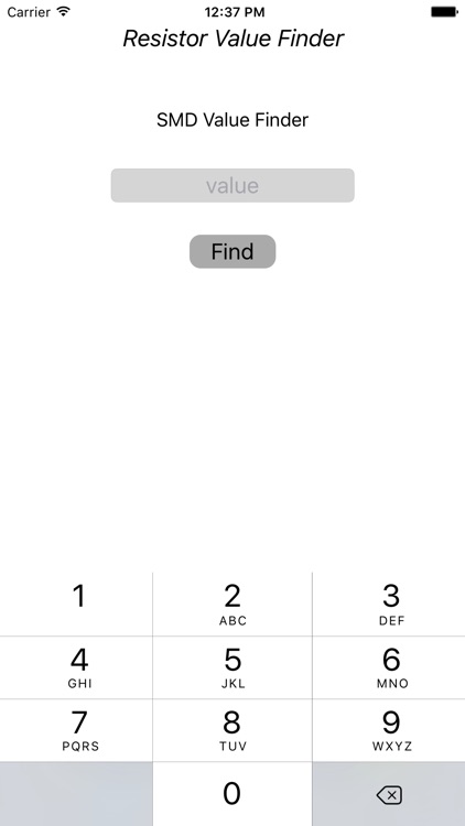 Resistor Value Finder