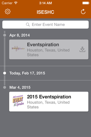 ISES Houston Event App screenshot 2