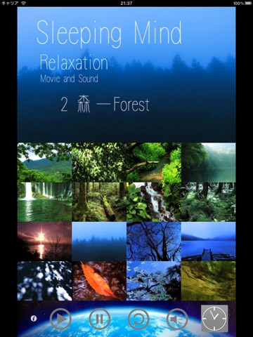 Forest visual supplement HD"Sleeping Mind Relaxation2" for iPad screenshot 2