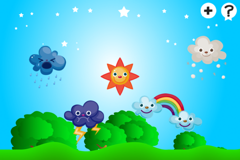 A Weather Learning Game for Children: Learn with sun, rain and clouds screenshot 4