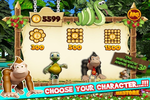 The Madagascar Animal Race 3D -  An Addictive Endless Runner Game screenshot 4