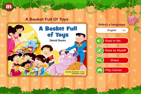 A Basket Full Of Toys - Reading Planet series, authored by Sheetal Sharma, is a genre of imaginative fiction whose vibrant and bubbly characters discover the essence of good behaviour in a fun way screenshot 3