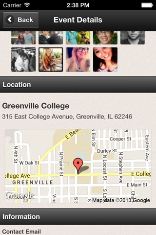 Greenville University Events screenshot 4