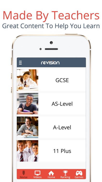 Revision App - Tutor Videos & Revision Guides: GCSE, A-Level & 11 Plus App