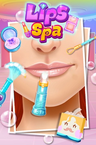 Princess lips SPA - girls games screenshot 2