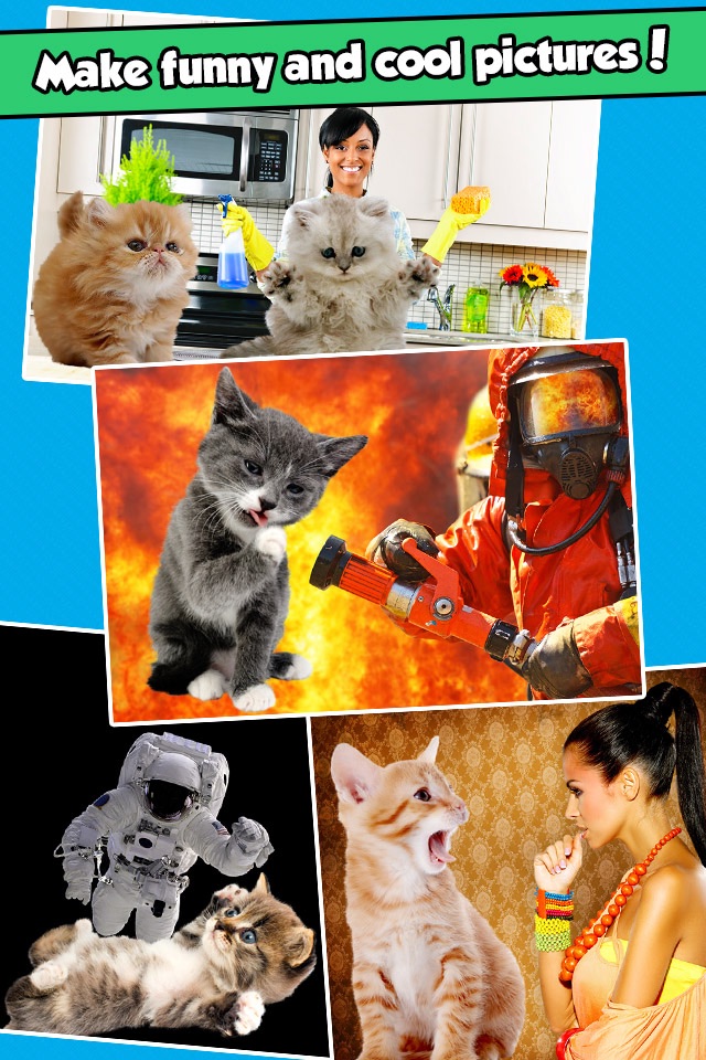 InstaKitty - A Funny Photo Booth Editor with Cute Kittens and Cool Cat Stickers for Your Pictures screenshot 2