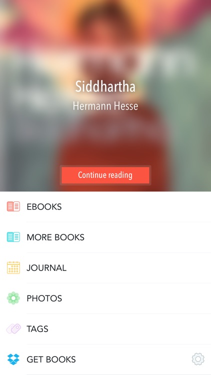 Gerty - eBook reader for epub, journal, notes, photos and maps