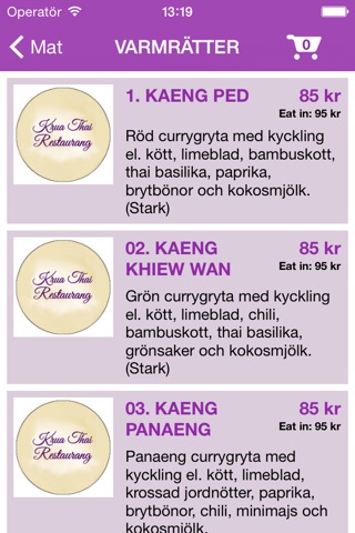 Krua Thai screenshot 2