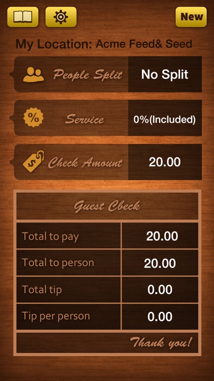 Tip Calculator plus Bill Splitter FREE
