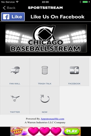 CHICAGO BASEBALL STREAM CWS screenshot 2