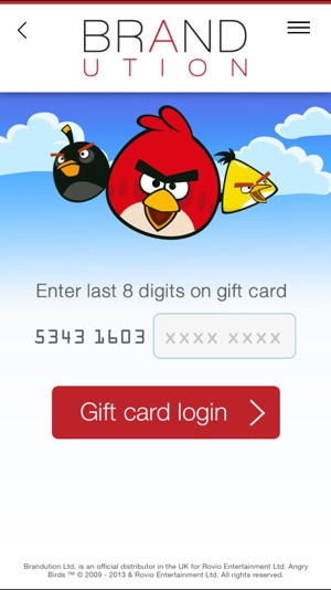 Angry Birds Prepaid Card by Brandution v2.0(圖2)-速報App