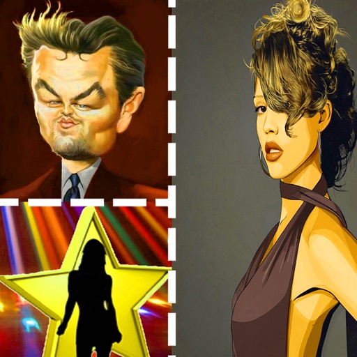 Word Pic Celebrity Quiz - name famous celebrities trivia featuring top film stars & tv icons icon