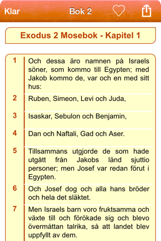 Swedish Bible: Bibeln Svenska screenshot 3