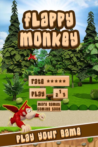 Flappy Monkey Lite . screenshot 2