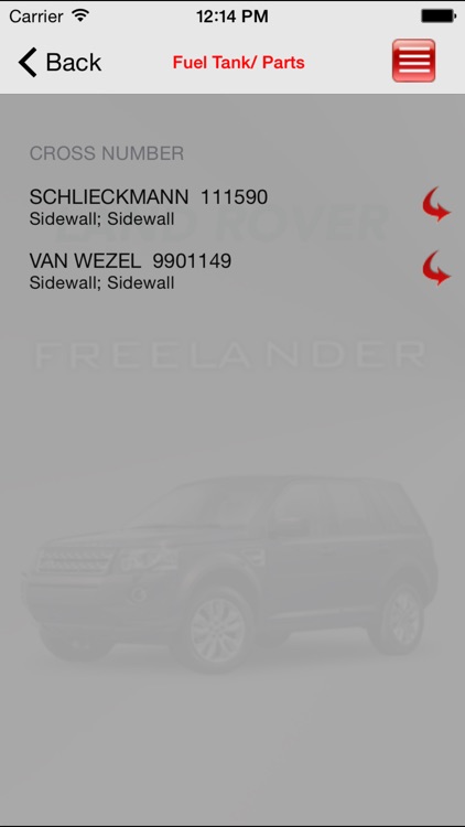 Autoparts Land Rover Freelander