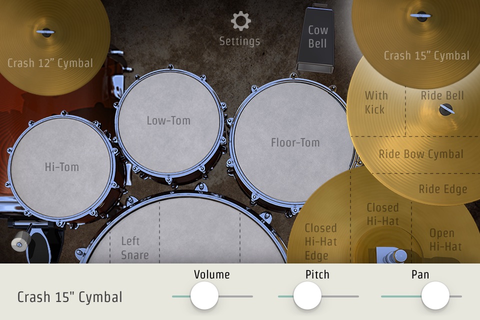 DrumKick for iPhone screenshot 3