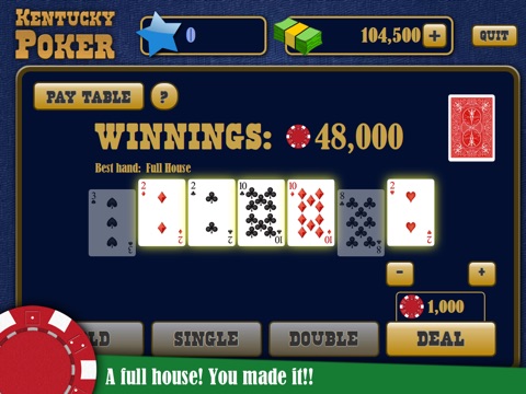 Kentucky Poker screenshot 3