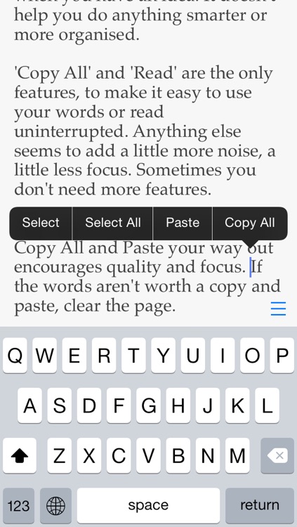 Pop for iOS — a piece of paper to write notes, ideas and things to do screenshot-3