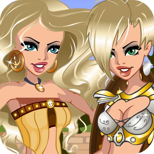 Warrior Sisters Dress Up icon