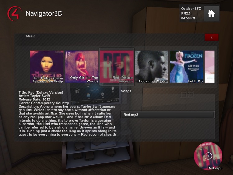 Navigator3D for Control4 DemoKit